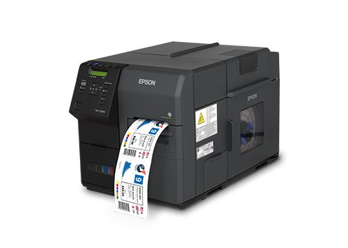 爱普生（EPSON） TM-C7520G彩色标签打印机 工业级喷墨不干胶打印机 条码打印机 高清 TM-C7520G标配+原装回卷器